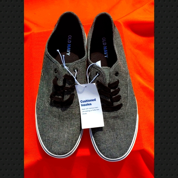 Old Navy Shoes Brand New Mens Old Navy Grey Canvas Sneakers 2